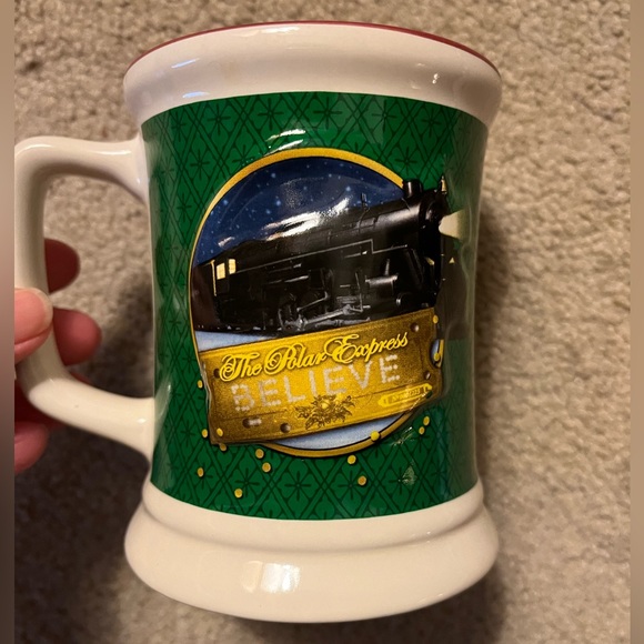 The Polar Express Tankard Mug with 3D Train -  “Believe” - Picture 3 of 7